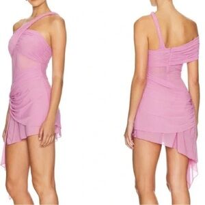 RONNY KOBO Izel Dress in Carnation Pink Size XL